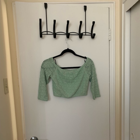 Forever 21 Lace Crop Top - Picture 2 of 3